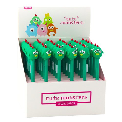 Green Creature zselés toll, kék árnyalatú, 17 cm, 0,5 mm