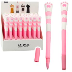 Cat Paw Gel Pen Blue Ink Pink sapka 16,5cm