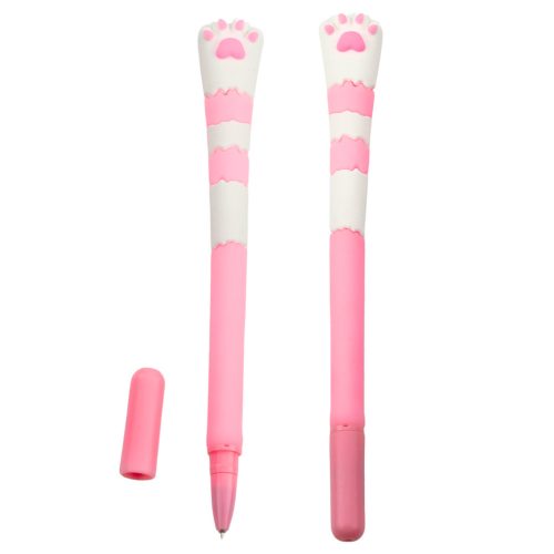 Cat Paw Gel Pen Blue Ink Pink sapka 16,5cm