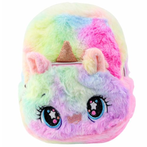 Gyermek hátizsák plüss Unicorn Rainbow Colorful 20cm 3L