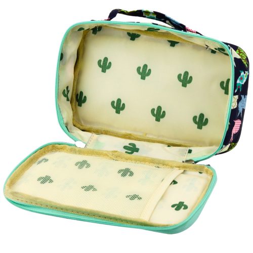 Iskolai tolltartó rendszerező tágas kiegészítő zseb, sötétkék 21,5 cm