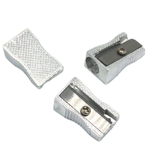 Egyetlen fémhegyező vékony ceruzához és zsírkrétához