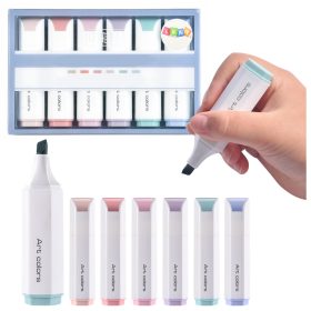 Mini kiemelő készlet finom pasztell színekben 6 db