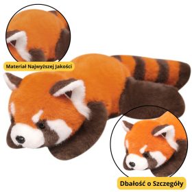   Plüss kabalája ennivaló Red Panda súlyozott mancsok 30 cm