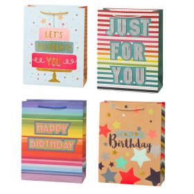   Születésnapi ajándéktáska Boldog születésnapot 23 x 18 x 10 cm