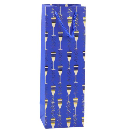 Palack ajándéktáska Szemüveg motívum 36 x 12 x 10 cm