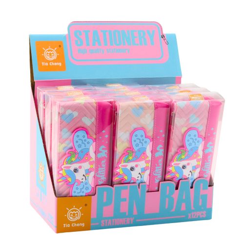 Tolltartó Iskolai készlet Unicorn Pink színnel 20 x 8,5 cm