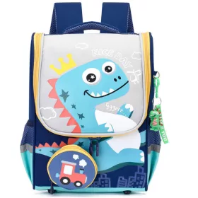 Dinoszaurusz iskolai hátizsák 21L mozdonyfüggővel