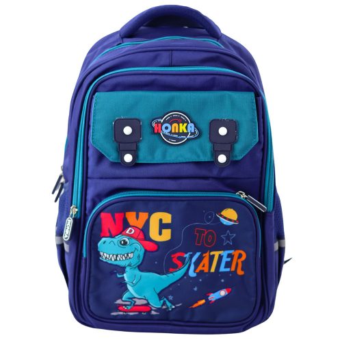 Gyermek iskolai hátizsák Dinosaur Blue 41x30x16 cm