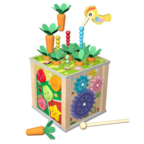 Fakocka Oktatási Szenzoros Multifunkcionális 6 az 1-ben