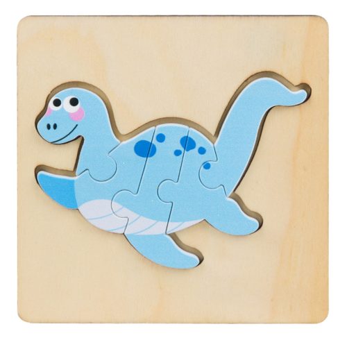 Fa puzzle színes puzzle 11 x 11 cm Mix