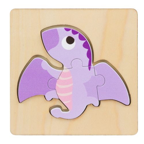 Fa puzzle színes puzzle 11 x 11 cm Mix