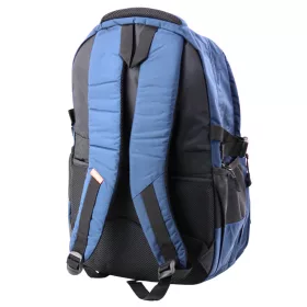   Funkcionális városi hátizsák 9 zsebes sötétkék 35L 48cm