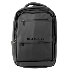 City Business Hátizsák USB laptop zseb fekete 16L 41cm