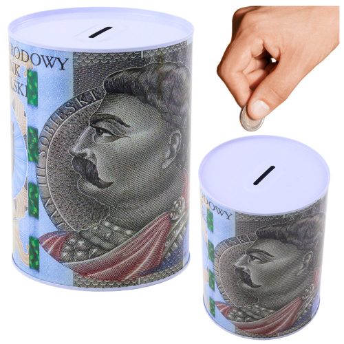 Malacpersely Fémdoboz 500 złoty bankjegy 16x12cm