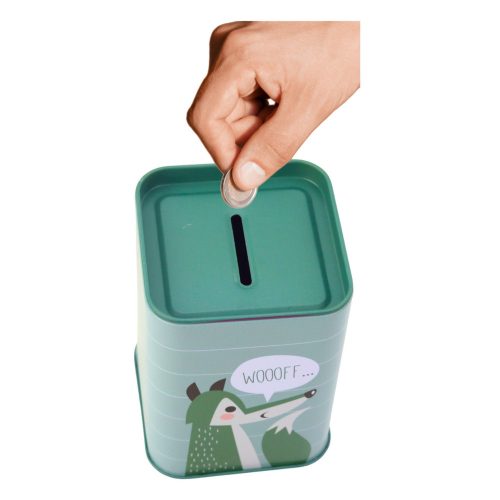 Animal Metal malacpersely Tanulj megtakarítani 11x8cm