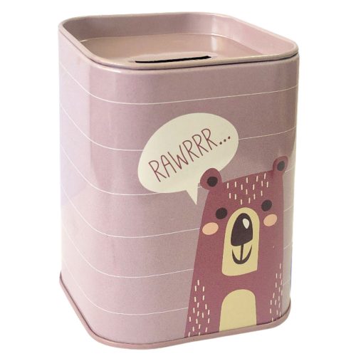 Animal Metal malacpersely Tanulj megtakarítani 11x8cm