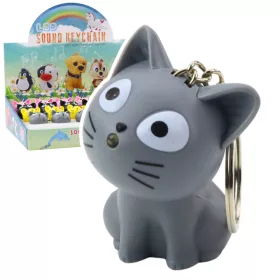   Hátizsák Kulcstartó Kitten LED zseblámpa Hangok Mix Color