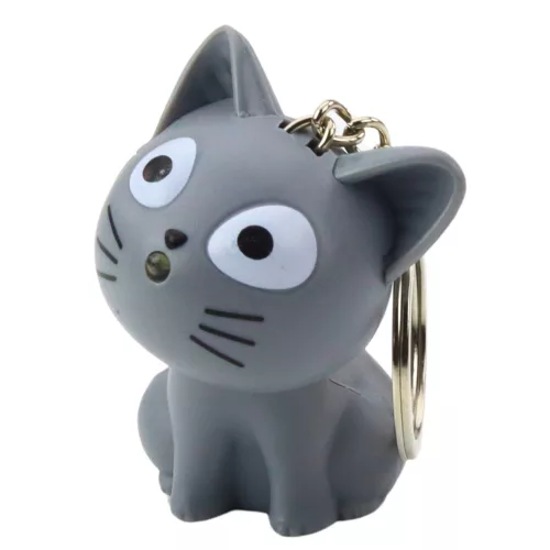 Hátizsák Kulcstartó Kitten LED zseblámpa Hangok Mix Color