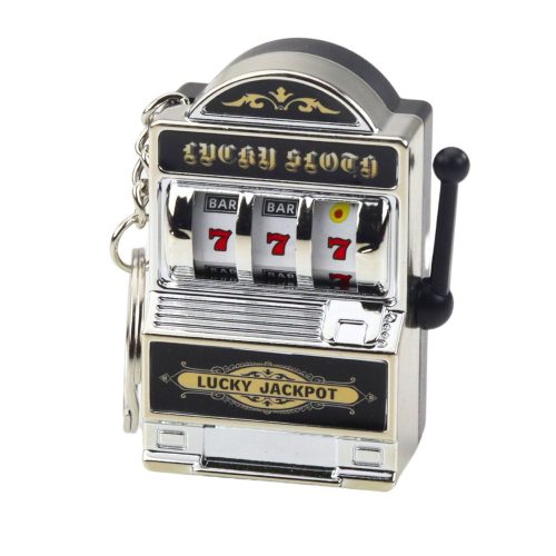 Kulcstartó Mini Kaszinó Nyerőgép Mozgó Bar Mix Szín