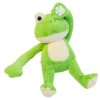Plüss béka plüssjáték mágnesekkel, zöld 23cm