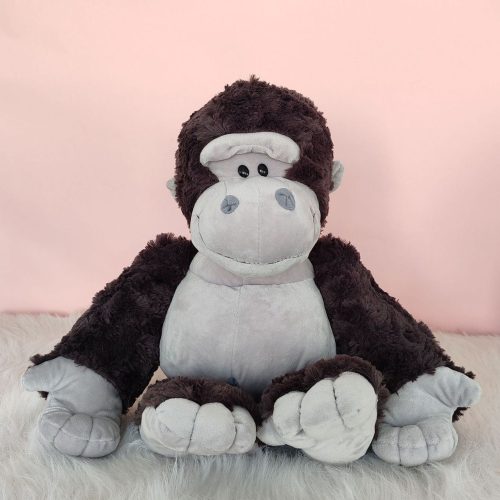 Plüss Mascot ennivaló Gorilla Sötétszürke 22cm