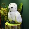 Plüss bagolymadár plüss kabalája ennivaló fehér 23cm