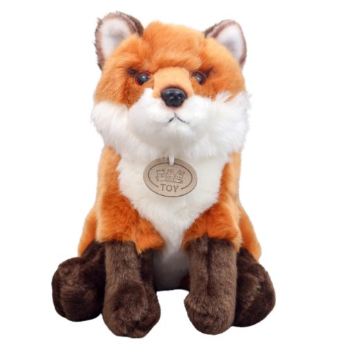 Plüss Mascot ennivaló Fox Ginger Brown 23cm