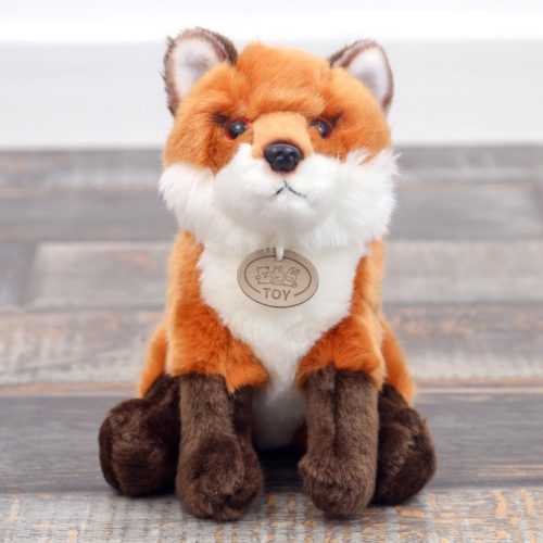 Plüss Mascot ennivaló Fox Ginger Brown 23cm