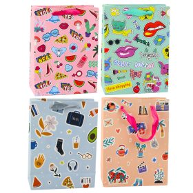   Ajándéktáska matricák Színes bélyegek 23 x 18 x 10,5 cm