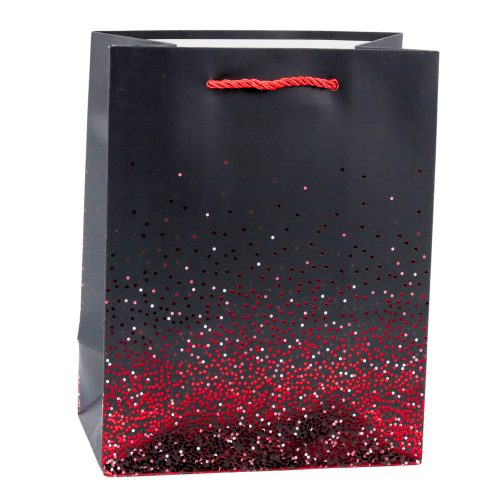 Ajándéktáska Glitter Gradient Dots 23 x 18 x 10,5 cm