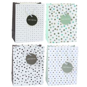   Pöttyös feliratú ajándéktáska Just For You 23 x 18 x 10,5 cm