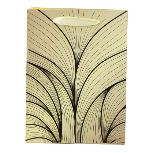 Ajándéktáska Hullámos arany mintás mix szín 23 x 18 x 10 cm