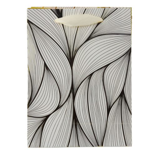 Ajándéktáska Hullámos arany mintás mix szín 23 x 18 x 10 cm