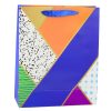 Papír ajándéktáska Geometrikus minták 32 x 26 x 12 cm