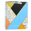 Papír ajándéktáska Geometrikus minták 32 x 26 x 12 cm