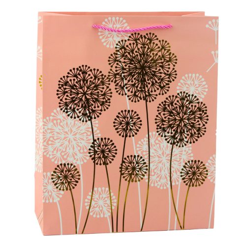 Ajándéktáska Dandelions Gold Elements 32 x 26 x 12cm