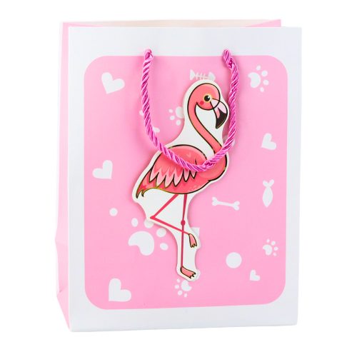 Ajándéktáska 3D Animals Pasztell 23x18x10cm