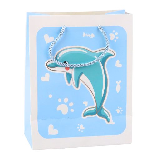 Ajándéktáska 3D Animals Pasztell 23x18x10cm