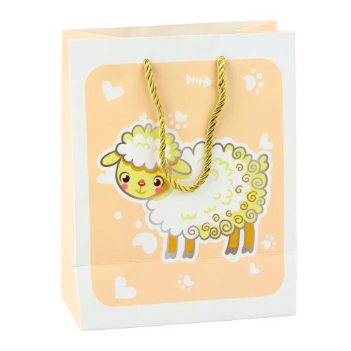 Ajándéktáska 3D Animals Pasztell 23x18x10cm