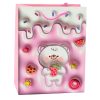 Teddy Bear papír ajándéktáska pasztell színek 23 x 18 x 10,5 cm
