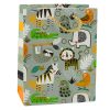 Safari Animals papír ajándéktáska 23 x 18 x 10,5 cm
