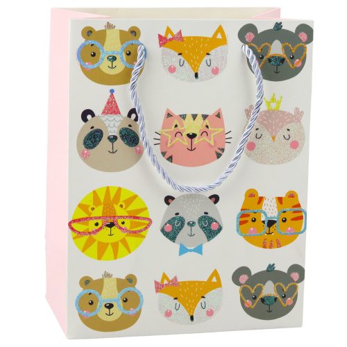 Papír ajándéktáska macskák csillogása 23 x 18 x 10,5 cm