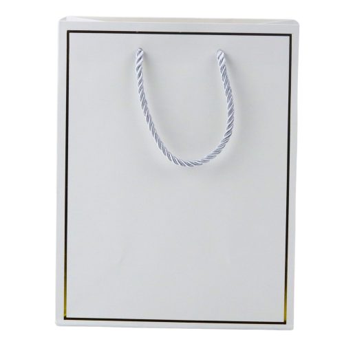 Ajándéktáska arany kerettel Mix Color 23 x 18 x 10 cm