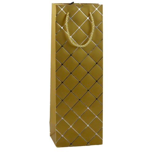 Borosüveg Papír Ajándéktáska Ezüst Elemek 35 x 12 x 9 cm