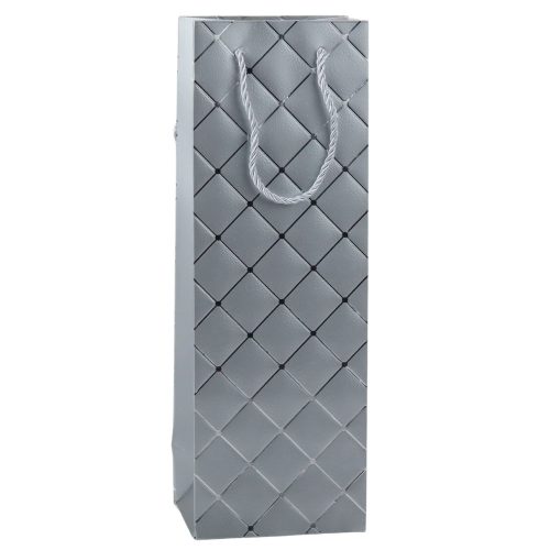 Borosüveg Papír Ajándéktáska Ezüst Elemek 35 x 12 x 9 cm