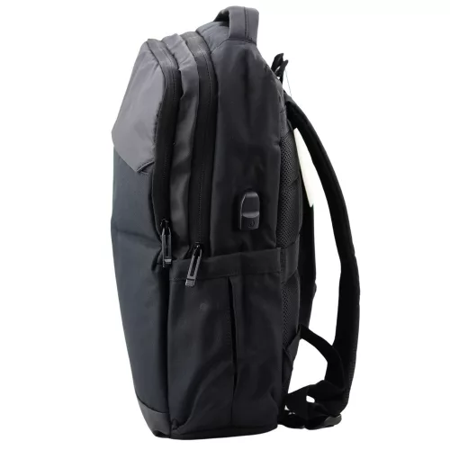 City Business Hátizsák USB laptop zseb fekete 16L 45cm