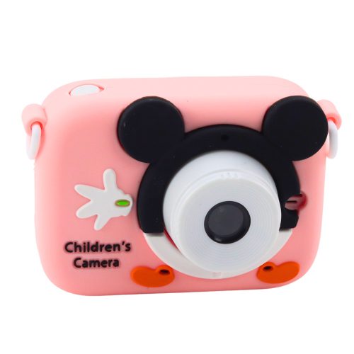 Digitális fényképezőgép gyerekeknek Mouse Pink 48Mpx HD 1080P