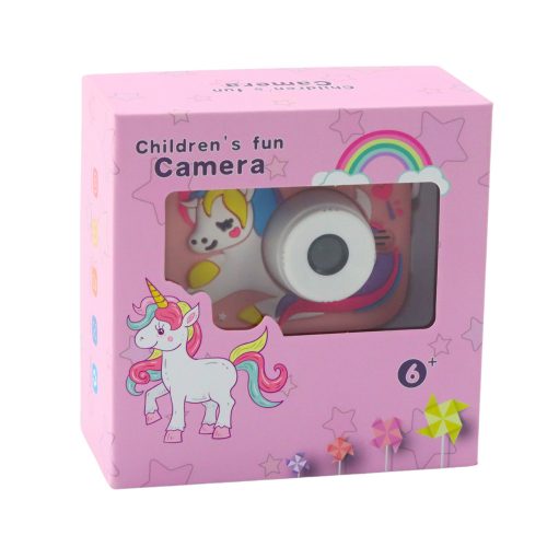 Digitális fényképezőgép gyerekeknek Unicorn Pink 48Mpx HD 1080P