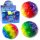 Gödröcskés labda ugráláshoz, dagasztáshoz, színes hab, 10 cm